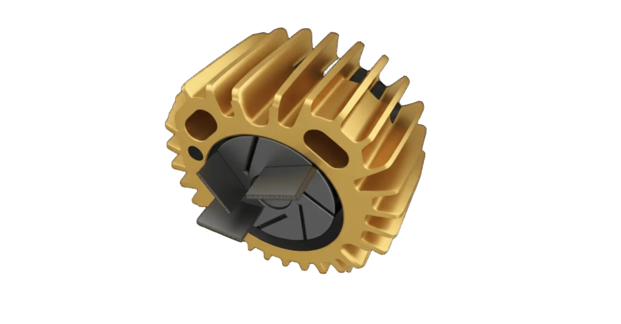 Rotor con paletas Hardvanes